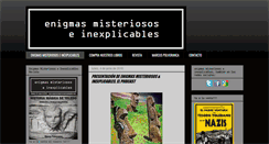 Desktop Screenshot of enigmasmisteriososeinexplicables.com